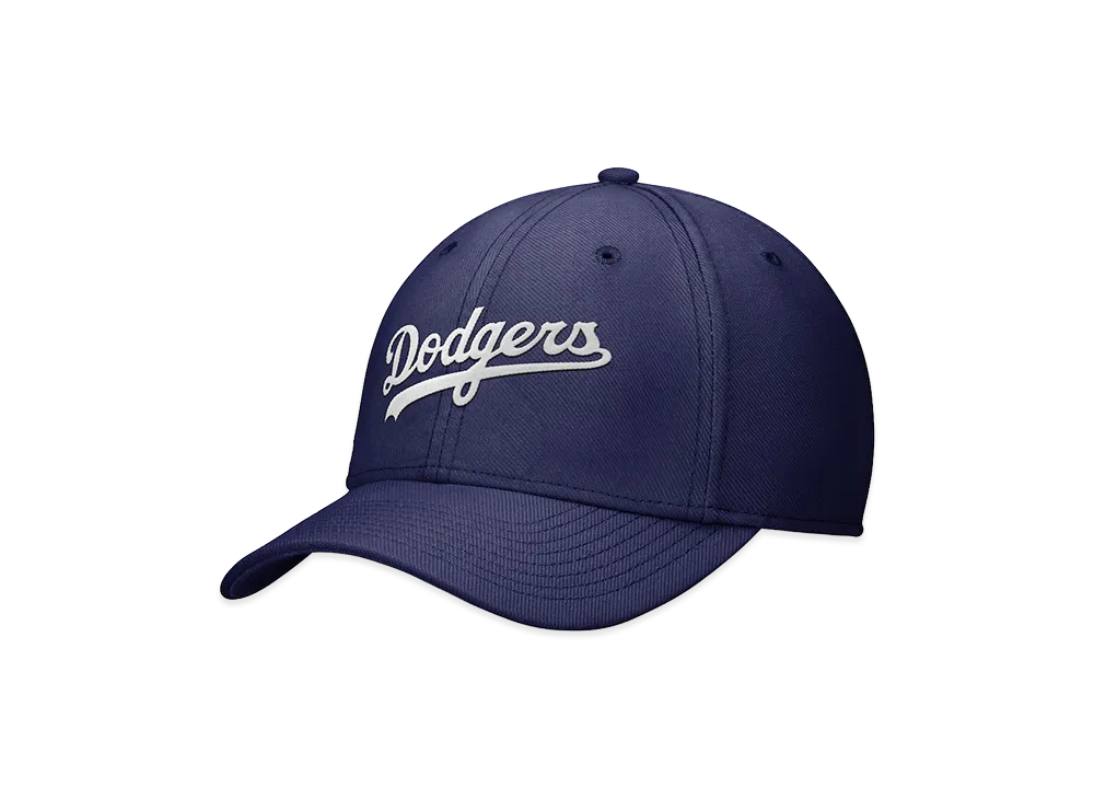 MLB x Nike Dodgers Dri-FIT Structured Swooshflex Cap "Blue"
