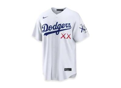 MLB x KAWS x Nike Stadium Jersey Los Angeles Dodgers "White/Royal Blue"
