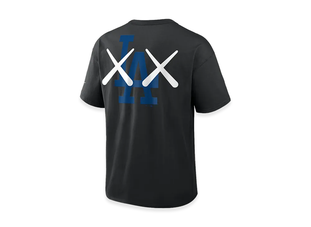 MLB x KAWS x Nike Fanatics Fest Elevated Max 90 Tee Los Angeles Dodgers "Black"