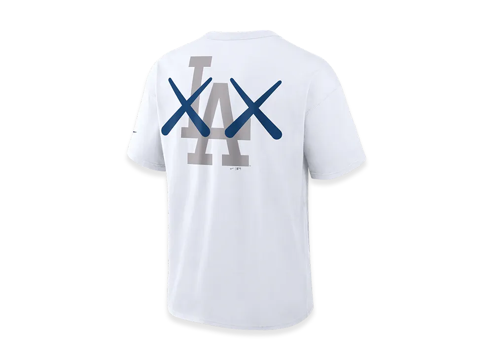 MLB x KAWS x Nike Fanatics Fest Elevated Max 90 Tee Los Angeles Dodgers "White"