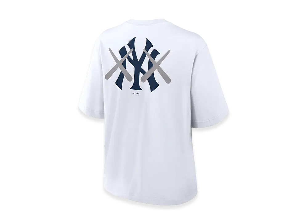 MLB x KAWS x Nike Fanatics Women’s Fest Boxy Tee New York Yankees "White"