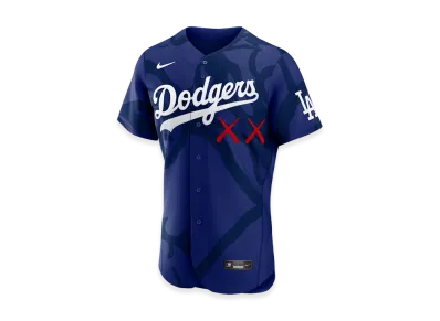 MLB x KAWS x Nike Authentic Jersey Los Angeles Dodgers "Blue"