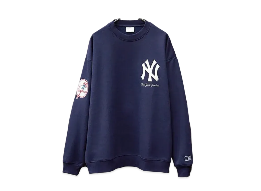 MLB Big Silhouette Pullover Sweatshirt Yankees "Dark Navy"