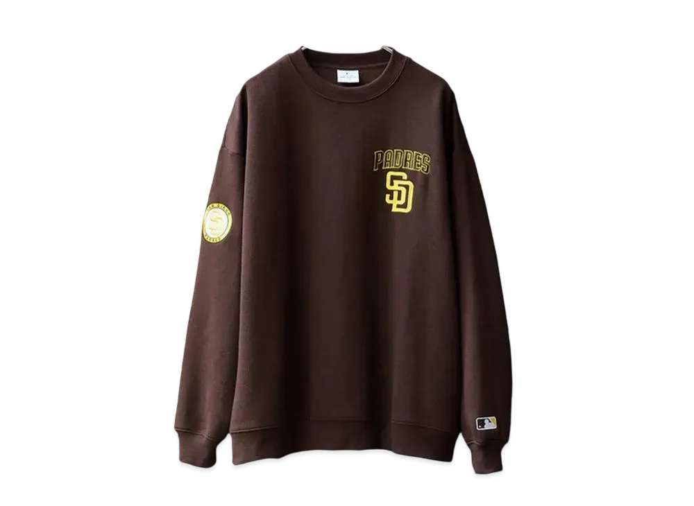 MLB Big Silhouette Pullover Sweatshirt Padres "Dark Brown"