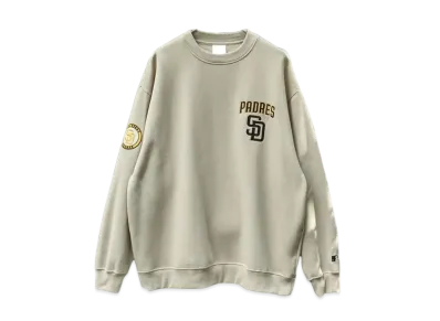 MLB Big Silhouette Pullover Sweatshirt Padres "Grayish Beige"