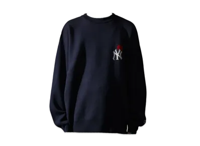 MLB Heart Logo Jacquard Knit "Navy"