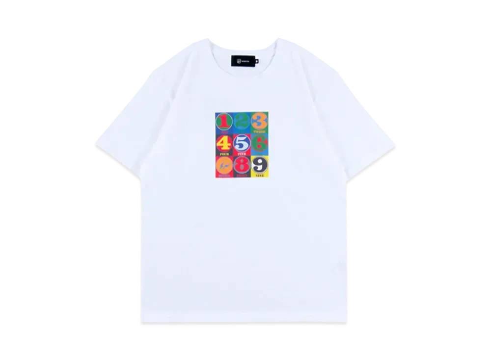 MEDICOM TOY x Robert Indiana x FRAGMENT NUMBER Beartee "White"