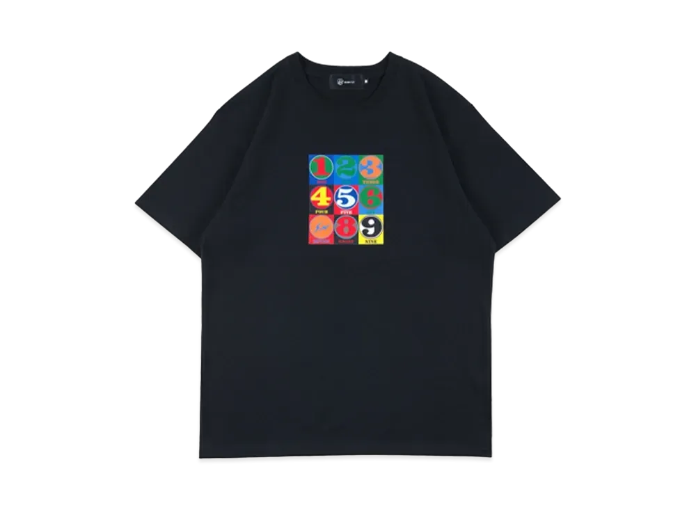 MEDICOM TOY x Robert Indiana x FRAGMENT NUMBER Beartee "Black"