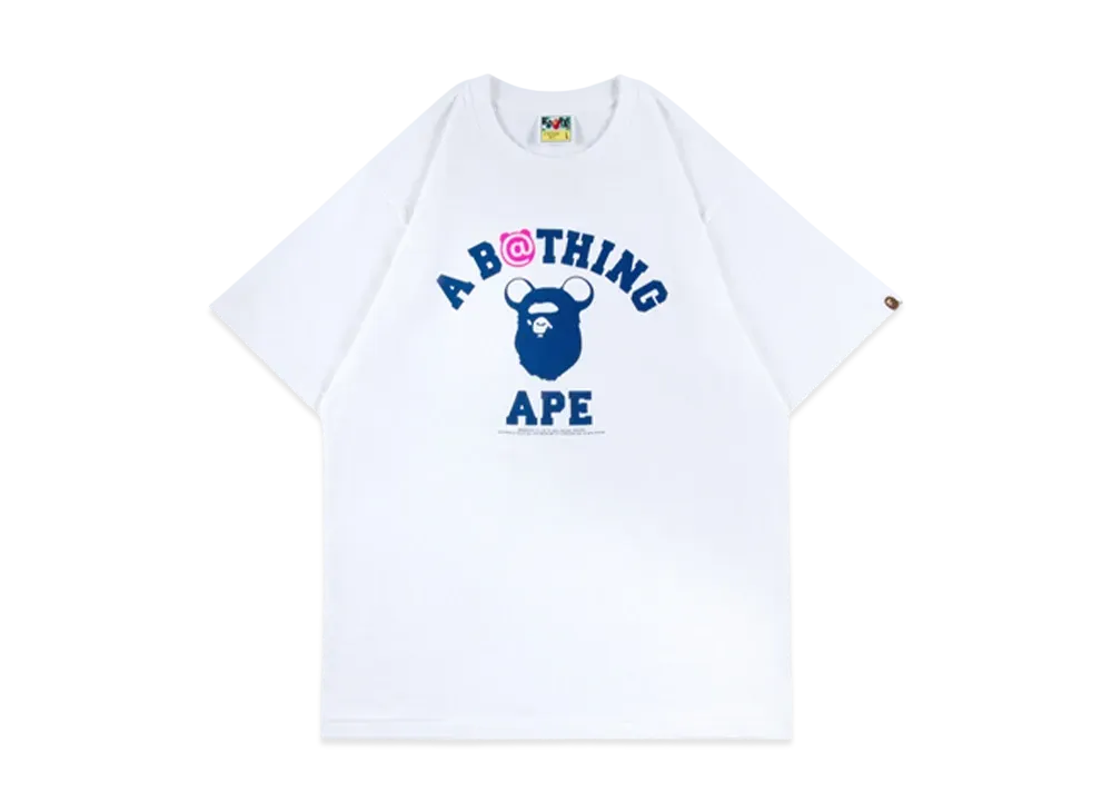 MEDICOM TOY x A BATHING APE BAPE College 2024 Beartee "White"