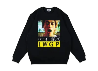 MLE x I.W.G.P. Photo Message Sweatshirt "Black"