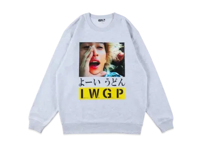 MLE x I.W.G.P. Photo Message Sweatshirt "Grey"