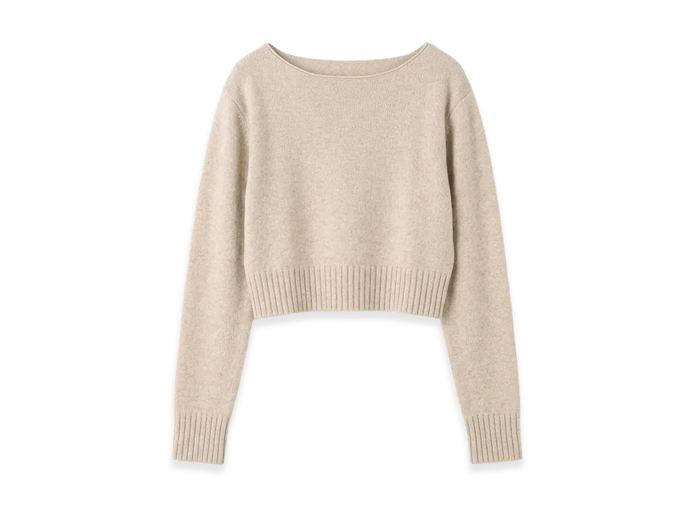 Max Mara Women's Angri Cropped Knit "Beige"