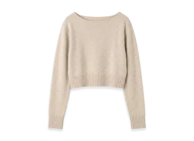 Max Mara Women's Angri Cropped Knit "Beige"