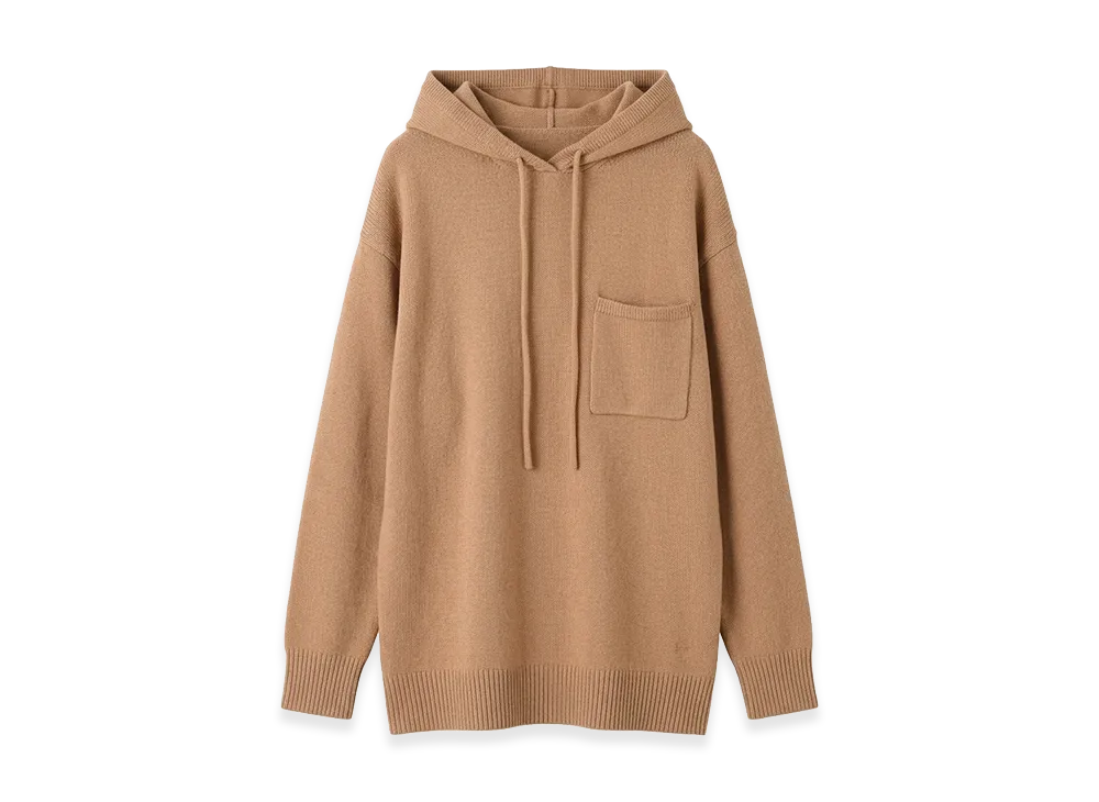Max Mara Women's Liana Knit Hoodie "Camel"