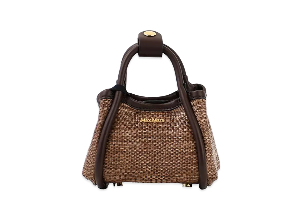 Max Mara Women's Marinestrawxxs Marine Bag "Tobacco"
