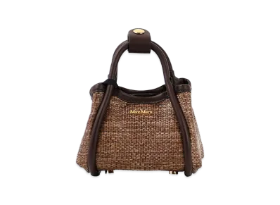 Max Mara Women's Marinestrawxxs Marine Bag "Tobacco"