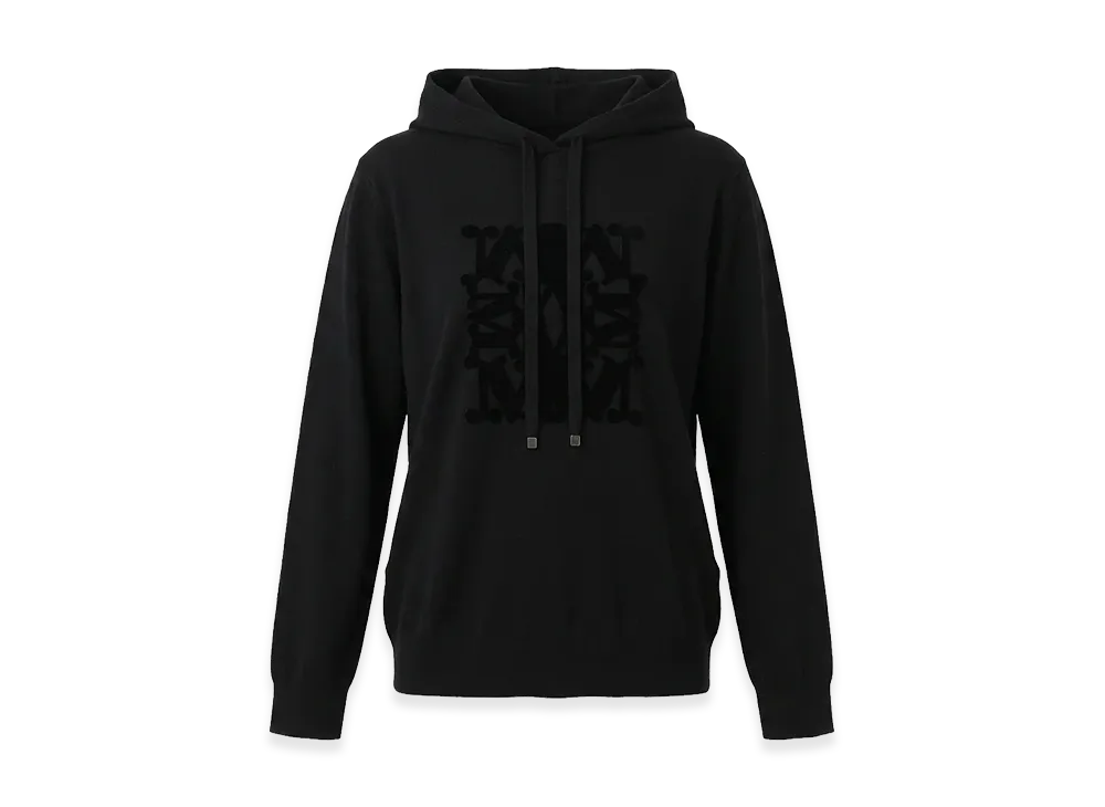 Max Mara Women's Taddeo Knit Hoodie "Black"