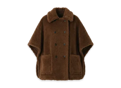 Max Mara Women's Cavallo4 Teddy Cape "Brown"