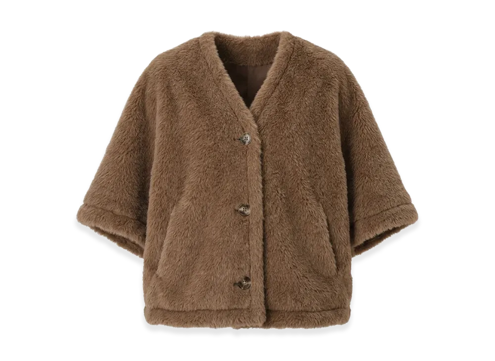 Max Mara Women's Fiorire4 Teddy Cape "Bronze"