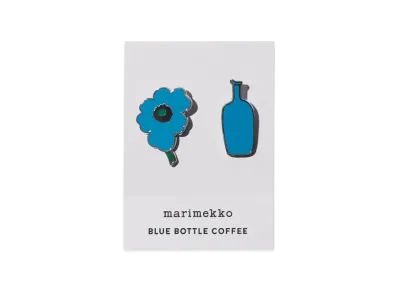 Marimekko x BLUE BOTTLE COFFEE Pins "Blue"
