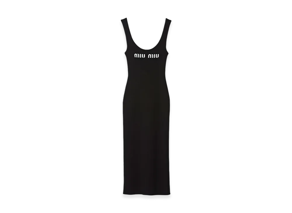 MIU MIU Women's Viscose Dress "Black"
