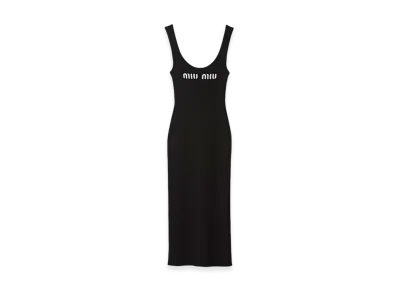 MIU MIU Women's Viscose Dress "Black"