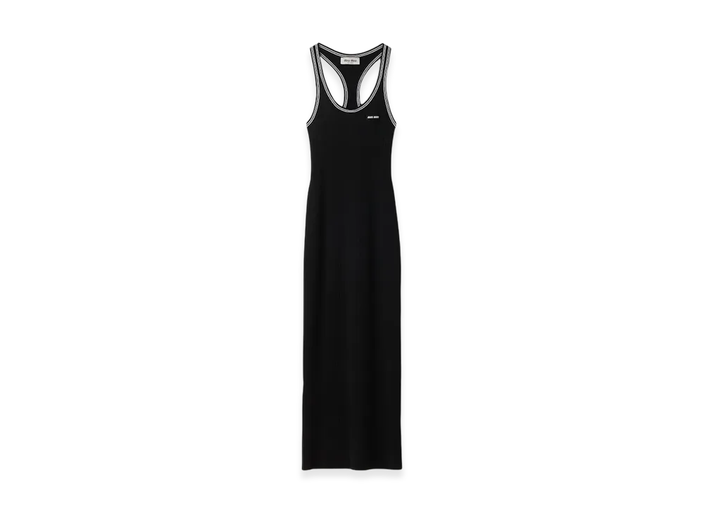 MIU MIU Women's Viscose Dress "Black"