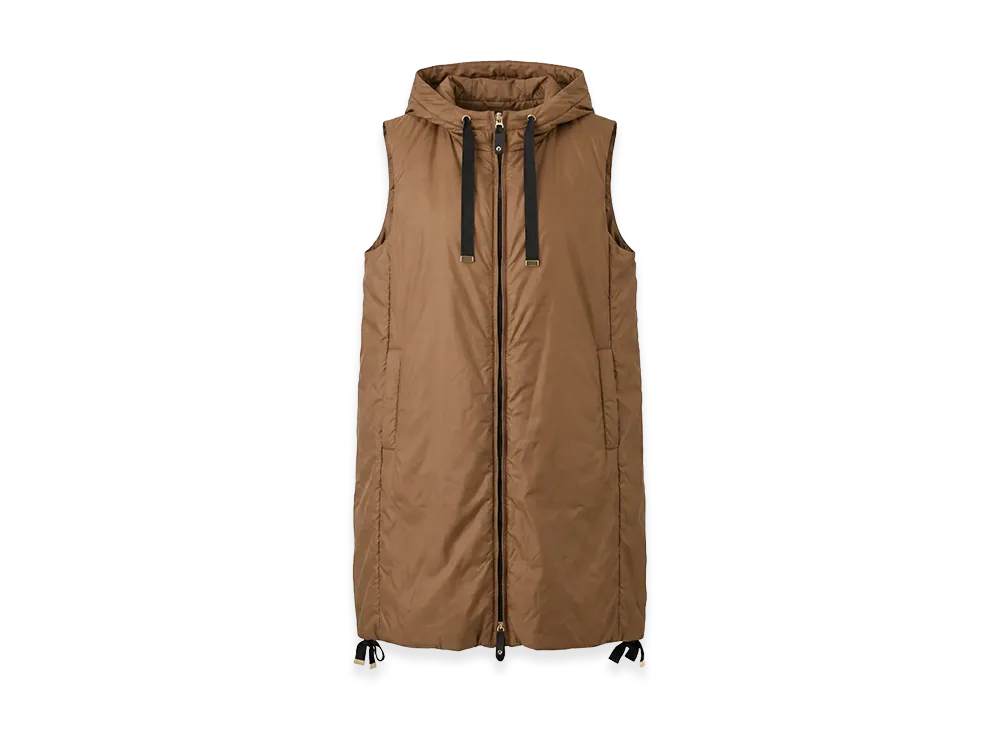 Max Mara the Cube Women's The Cube Greengi Hooded Gilet "Caramel"