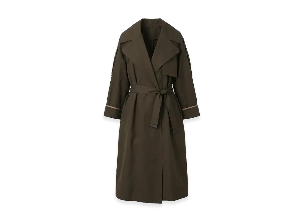 Max Mara the Cube Women's The Cube Utrench Oversize Trench Coat "Green"