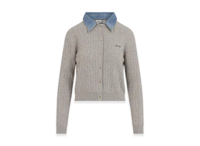 MIU MIU Women's Cardigan "Beige"