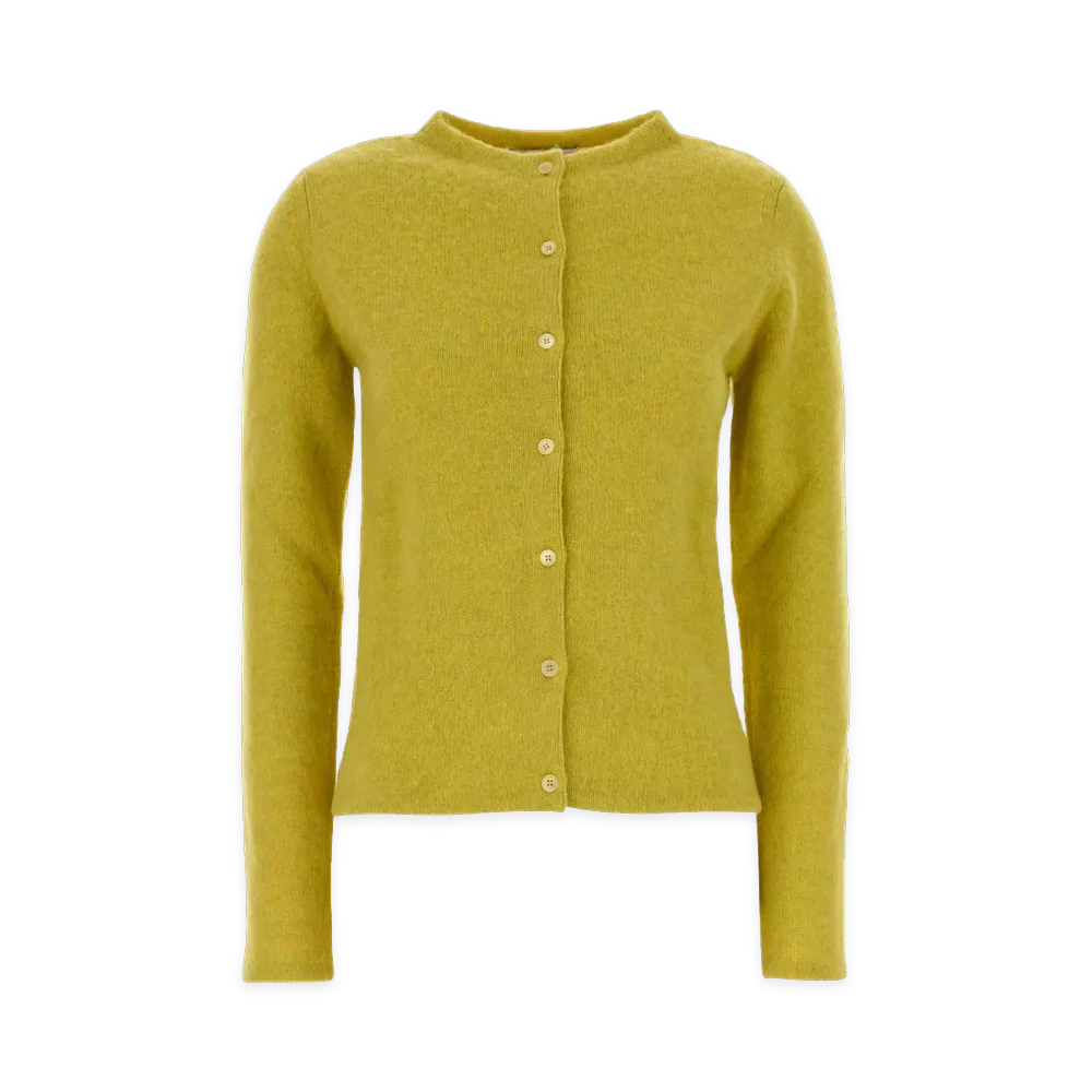 MIU MIU Women's Acid Wool Cardigan "Lime/Green"