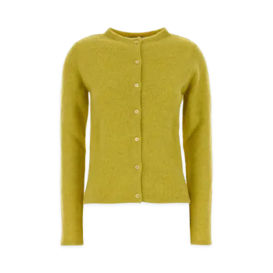 MIU MIU Women's Acid Wool Cardigan "Lime/Green"