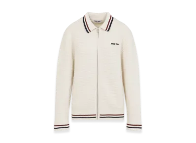 MIU MIU Women's Cotton Cardigan "Beige"