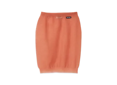 MIU MIU Women's Nylon Skirt "Peach"