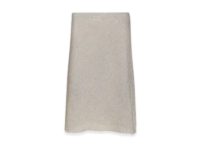 MIU MIU Women's Lurex Midi Skirt "White"