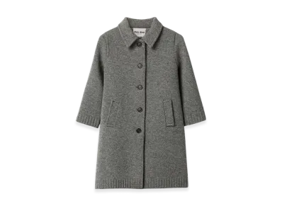 MIU MIU Women's Wool Cardigan "Grey"