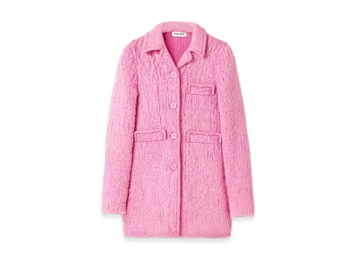 MIU MIU Women's Mohair Jacket "Cyclamen"