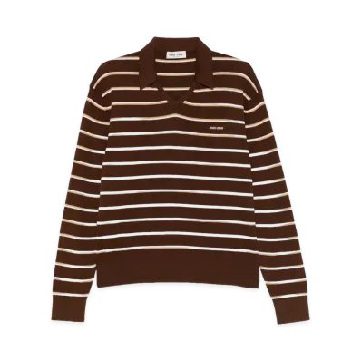 MIU MIU Women's Polo "Brown"