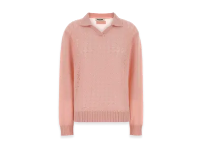 MIU MIU Women's Cashmere Sweater "Pink"