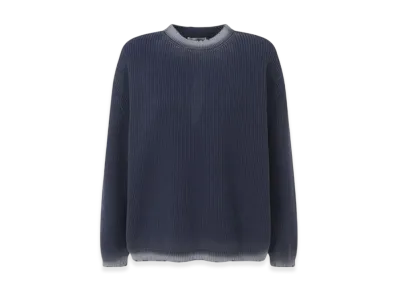 MIU MIU Women's Cut-Out Cotton Sweatshirt "Ink Blue"