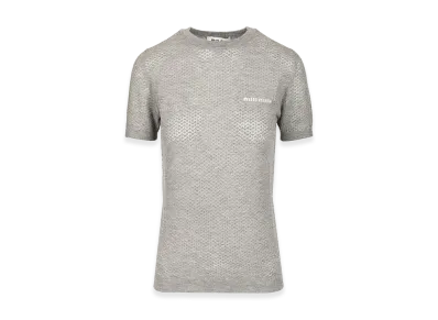 MIU MIU Women's Cashmere T-Shirt "Gray"