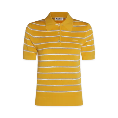 MIU MIU Women's Polo "Giallo"