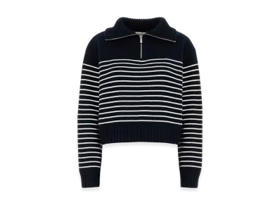 MIU MIU Women's Embroidered Cashmere Sweater "Blue"