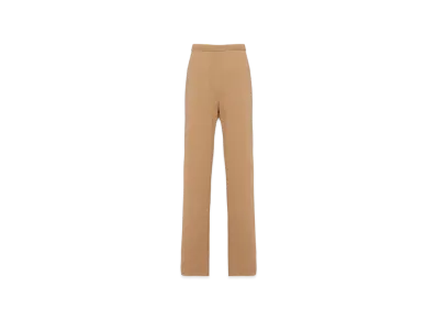 MIU MIU Women's Wool Cashmere Pants "Camel Brown"