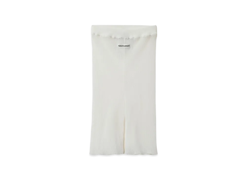 MIU MIU Women's Nylon Shorts "White"