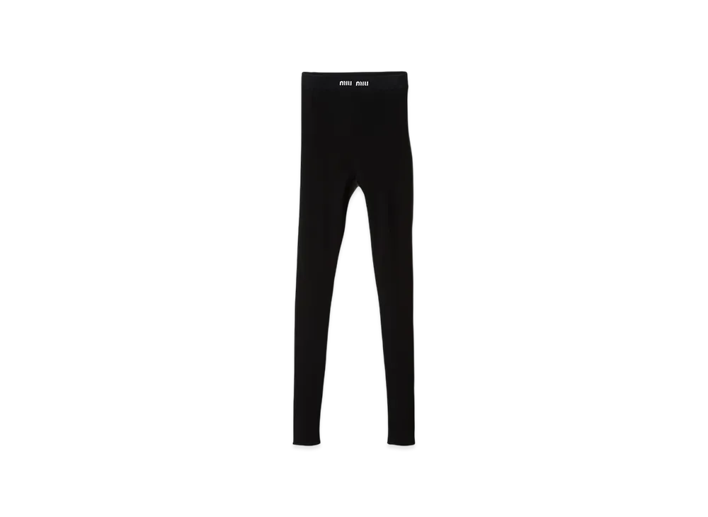 MIU MIU Women's Viscose Pants "Black"