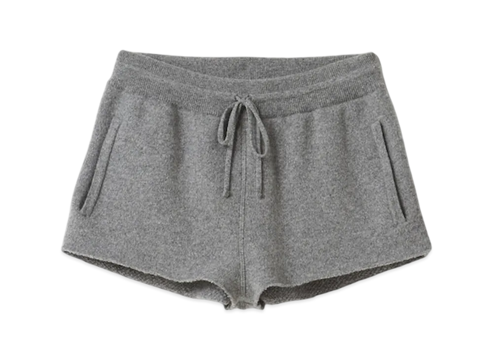 MIU MIU Women's Wool and Cashmere Shorts "Grey"
