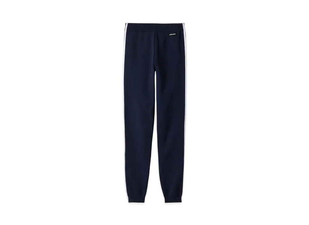 MIUMIU Women's Technical Fabric Pants "Navy/White"