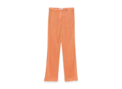 MIU MIU Women's Viscose Blend Pant "Orange"