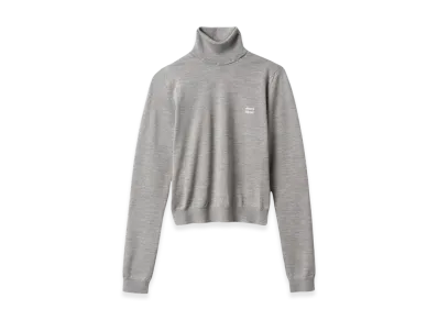 MIU MIU Women's Cashmere and Silk Sweater "Marble Grey"